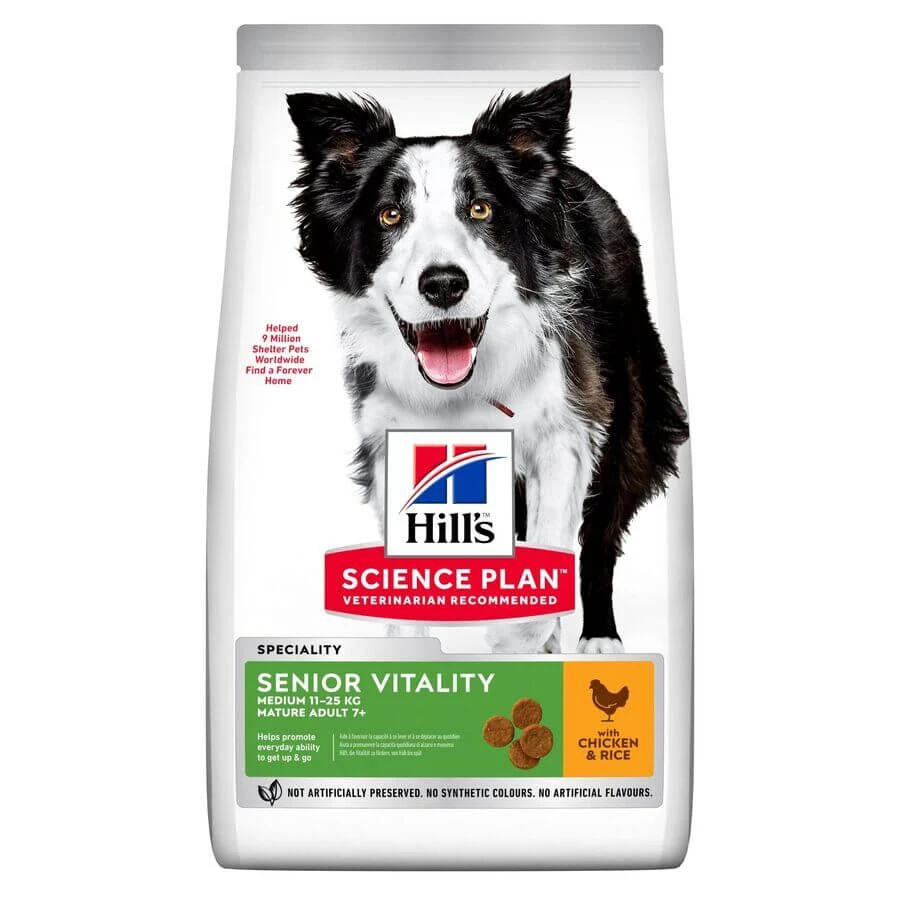Hill's Science Plan Canine Mature Adult 7+ Senior Vitality Medium Poulet 14 Kg 2 Hill's Science Plan Canine Mature Adult 7+ Senior Vitality Medium Poulet 14 Kg â Image 2