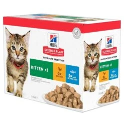 Hill's Science Plan Feline Kitten Healthy Development Pack Mixte 12 X 85 G