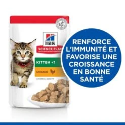 Hill's Science Plan Feline Kitten Healthy Development Pack Mixte 12 X 85 G -Trixie Boutique 52742211503 2 science plan chaton sachet repas pack mixte poulet poisson