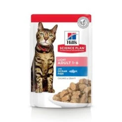 Hill's Science Plan Feline Adult Light Pack Mixte Sachets 12 X 85 G -Trixie Boutique 52742211909 1 3 science plan chat adulte light sachet repas pack mixte poulet poisson