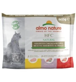 Almo Nature Chat Natural HFC MultiPack Poulet 6 X 55 G