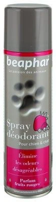 Beaphar Spray Déodorant Parfum Fruits Rouges Pour Chien Et Chat 250 Ml
