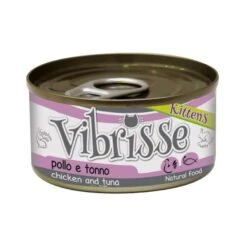 Vibrisse Natural Chaton Poulet Et Thon 24 X 70 G