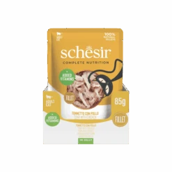 Schesir Thon Poulet En Gelée Sachet Chat 12 X 85 G