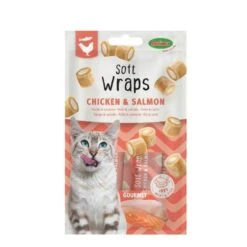 Bubimex Soft Wraps Chat Poulet Saumon 30 G