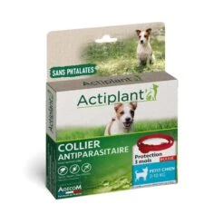 Actiplant Collier Antiparasitaire Rouge Chien 2-15 Kg - Destockage