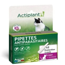 Actiplant Pipettes Antiparasitaires Chat X2