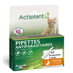 Actiplant Pipettes Antiparasitaires Chaton X2