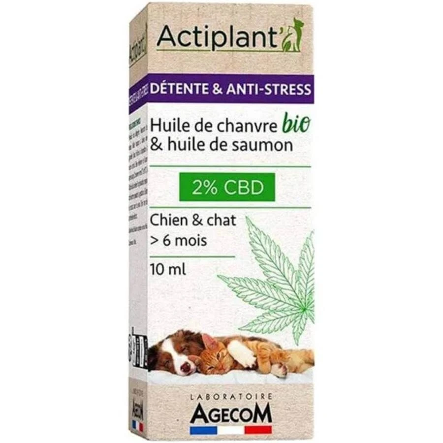 DeBonPoil Détente Et Anti-stress Bio Chien Chat 2% CBD 10 Ml (ex Actiplant) – Image 2