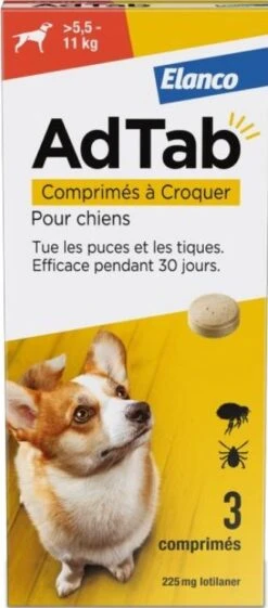 AdTab Chien De 5,5 à 11 Kg 3 Cps