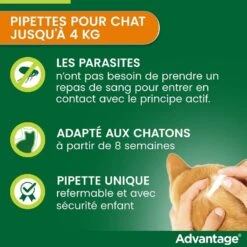 Advantage 40 Chat Et Lapin De 1 à 4 Kg 6 Pipettes 9 Advantage 40 Chat Et Lapin De 1 à 4 Kg 6 Pipettes -Trixie Boutique advantage 40 chat et lapin de 1 4 kg pipettes x6 3