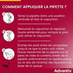 Advantix Chien Moyen (10 - 25 Kg) - 4 Pipettes -Trixie Boutique advantix chien moyen 10 25 kg 6
