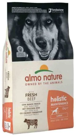 Almo Nature Chien Holistic Chien Large Boeuf 12 Kg