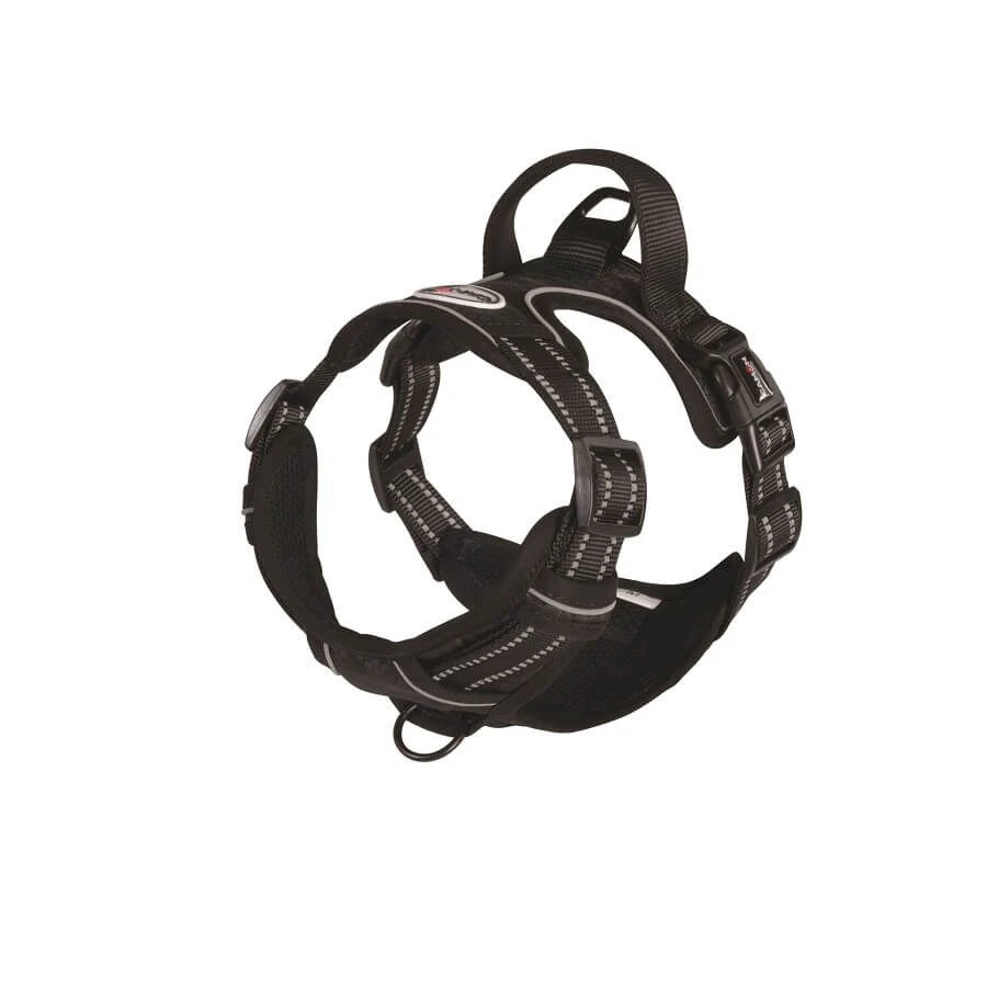Camon Harnais Réfléchissant Chien Noir XL 1 Camon Harnais Réfléchissant Chien Noir XL