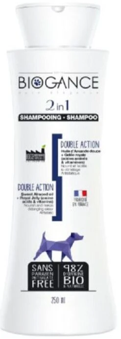 Biogance Shampooing 2 En 1 Pour Chien Et Chiot 250 Ml