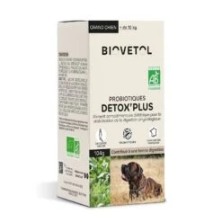 Biovetol Detox'plus Bio Moyen Et Grand Chien 104 G - Destockage