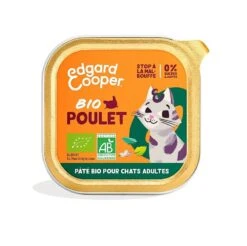 Edgard & Cooper Chat Bio Poulet 16 X 85 G
