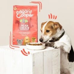 Edgard & Cooper Chien Senior Poulet Et Saumon Sans Céréales 700 G -Trixie Boutique edgard cooper croquettes bio au boeuf et poulet frais chien adulte 1 1