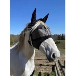 Equivizor Masque Anti-mouche Avec Oreilles Pour Cheval 74/76 Cm