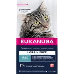 Eukanuba Chat Adulte Sans Céréales Saumon 2 Kg