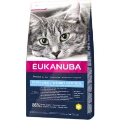Eukanuba Chat Adulte Stérilisé / Contrôle Du Poids Poulet 10 Kg