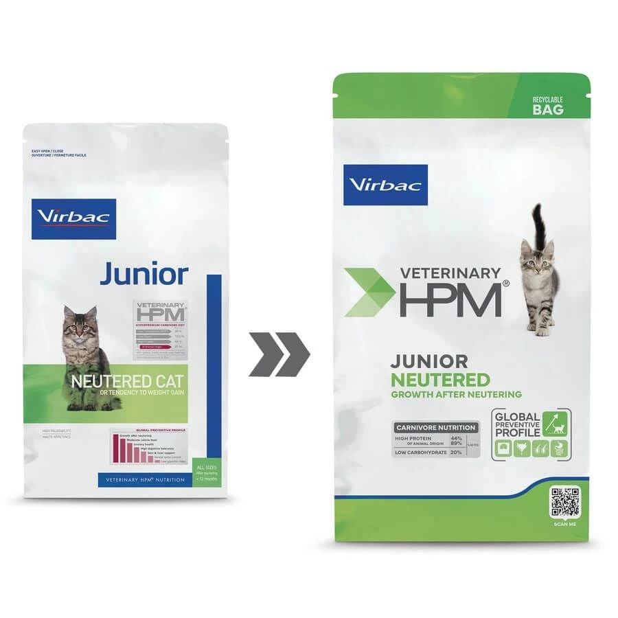Virbac Veterinary HPM Junior Neutered Cat 3 Kg 3 Virbac Veterinary HPM Junior Neutered Cat 3 Kg – Image 3