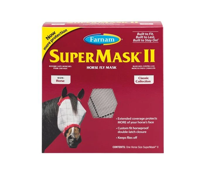 Farnam SUPERMASK II HORSE Couleurs Assorties 1 Farnam SUPERMASK II HORSE Couleurs Assorties
