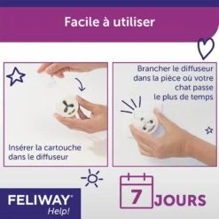 Feliway Help Diffuseur + Cartouche 7 Jours -Trixie Boutique feliway help diffuseur cartouche 7 jours 5