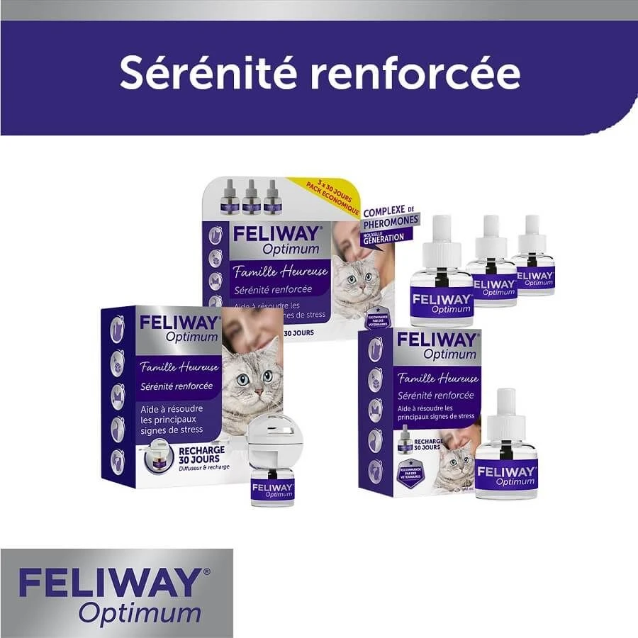 Feliway Optimum Diffuseur + Recharge 48 Ml (30 Jours) 9 Feliway Optimum Diffuseur + Recharge 48 Ml (30 Jours) – Image 9