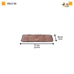 Ferplast Matelas Jolly Marron Pour Chien 65 X 48 Cm 9 Ferplast Matelas Jolly Marron Pour Chien 65 X 48 Cm -Trixie Boutique ferplast matelas en tissu marron 1