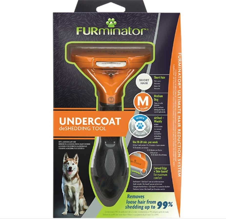 Furminator Brosse Pour Chien Poils Courts M 1 Furminator Brosse Pour Chien Poils Courts M