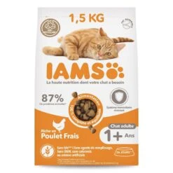 IAMS Vitality Croquettes Chat Adulte Poulet 1.5 Kg