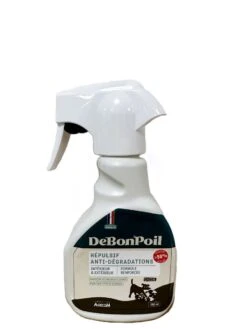 DeBonPoil Répulsif Anti-dégradations Intérieur Et Extérieur Chien 250 Ml ( Ex Répulsif STOP )