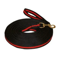 Kerbl Longe De Travail Softlonge Noir Et Rouge 8 M