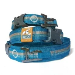 Kurgo Collier RSG Bleu Azur Pour Chien M - Destockage