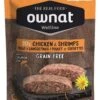 Ownat Wetline Chat Poulet Et Crevettes 12 X 85 G