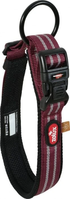 Zolux Collier Bivouak Pour Chien Rouge 55 - 65 Cm