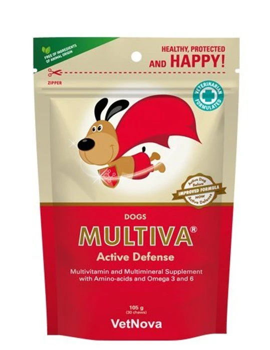 VetNova Multiva Active Defense Chiens 30 Chews 1 VetNova Multiva Active Defense Chiens 30 Chews