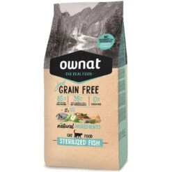 Ownat Just Grain Free Stérilisé Poisson Chat 8 Kg
