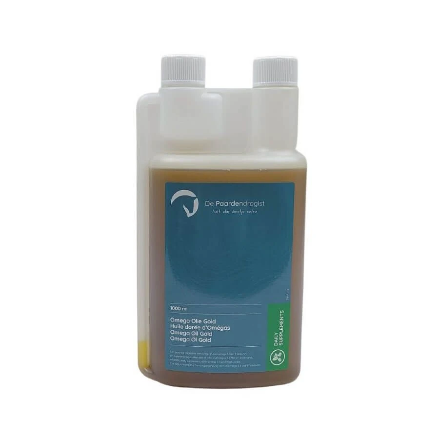 Paardendrogist Huile Omégas Gold 1 L 1 Paardendrogist Huile Omégas Gold 1 L