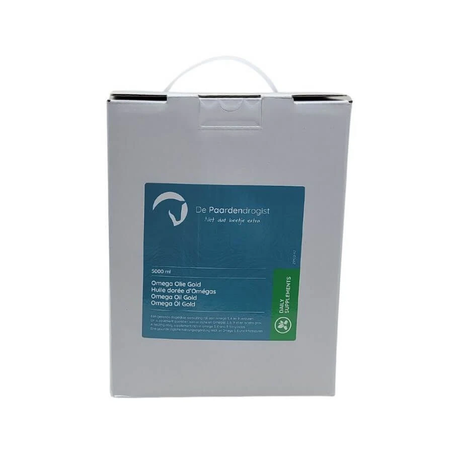 Paardendrogist Huile Omégas Gold 5 L Cubitainer 1 Paardendrogist Huile Omégas Gold 5 L Cubitainer