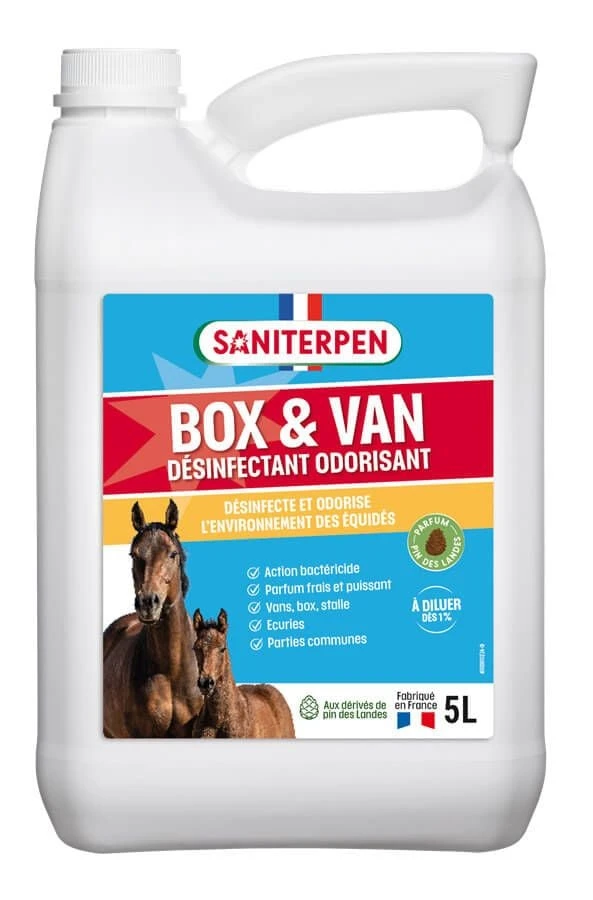Saniterpen Box & Van Désinfectant Odorisant 5 L 1 Saniterpen Box & Van Désinfectant Odorisant 5 L