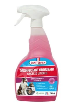 Saniterpen Désinfectant Odorisant Cages & Litières 750 Ml