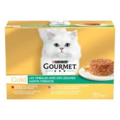 Purina Gourmet Gold Les Timbales Légumes Chat 12 X 85 G