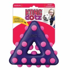 KONG Dotz Triangle Jouet Pour Chien L