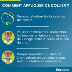 Seresto Collier Antiparasitaire Chat X2 16 Seresto Collier Antiparasitaire Chat X2 -Trixie Boutique seresto collier antiparasitaire chat6 2