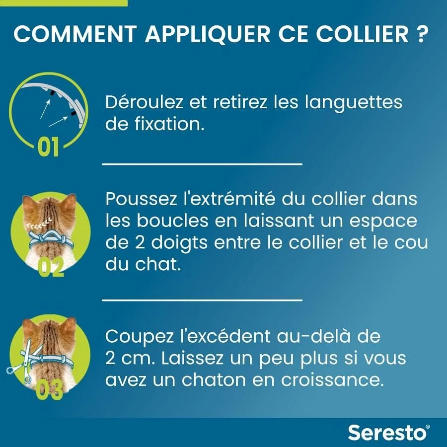 Seresto Collier Antiparasitaire Chat X2 8 Seresto Collier Antiparasitaire Chat X2 – Image 8