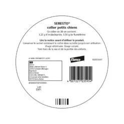Seresto Collier Antiparasitaire Petit Chien X2 -Trixie Boutique seresto collier antiparasitaire petit chien2 1