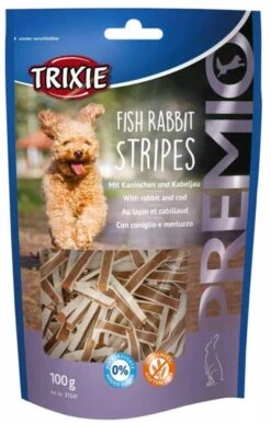 Trixie Premio Fish Rabbit Stripes Pour Chien 100 G