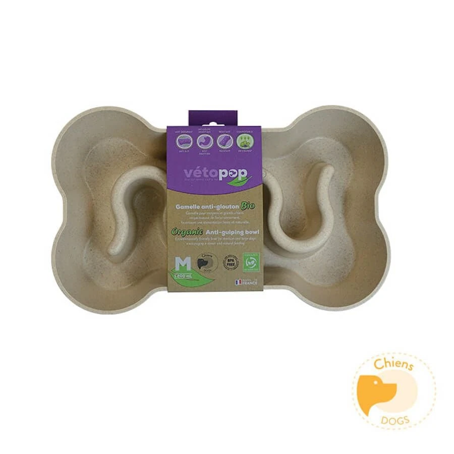 Vétopop Gamelle Anti-glouton Bio Chien 1200 Ml – Image 2